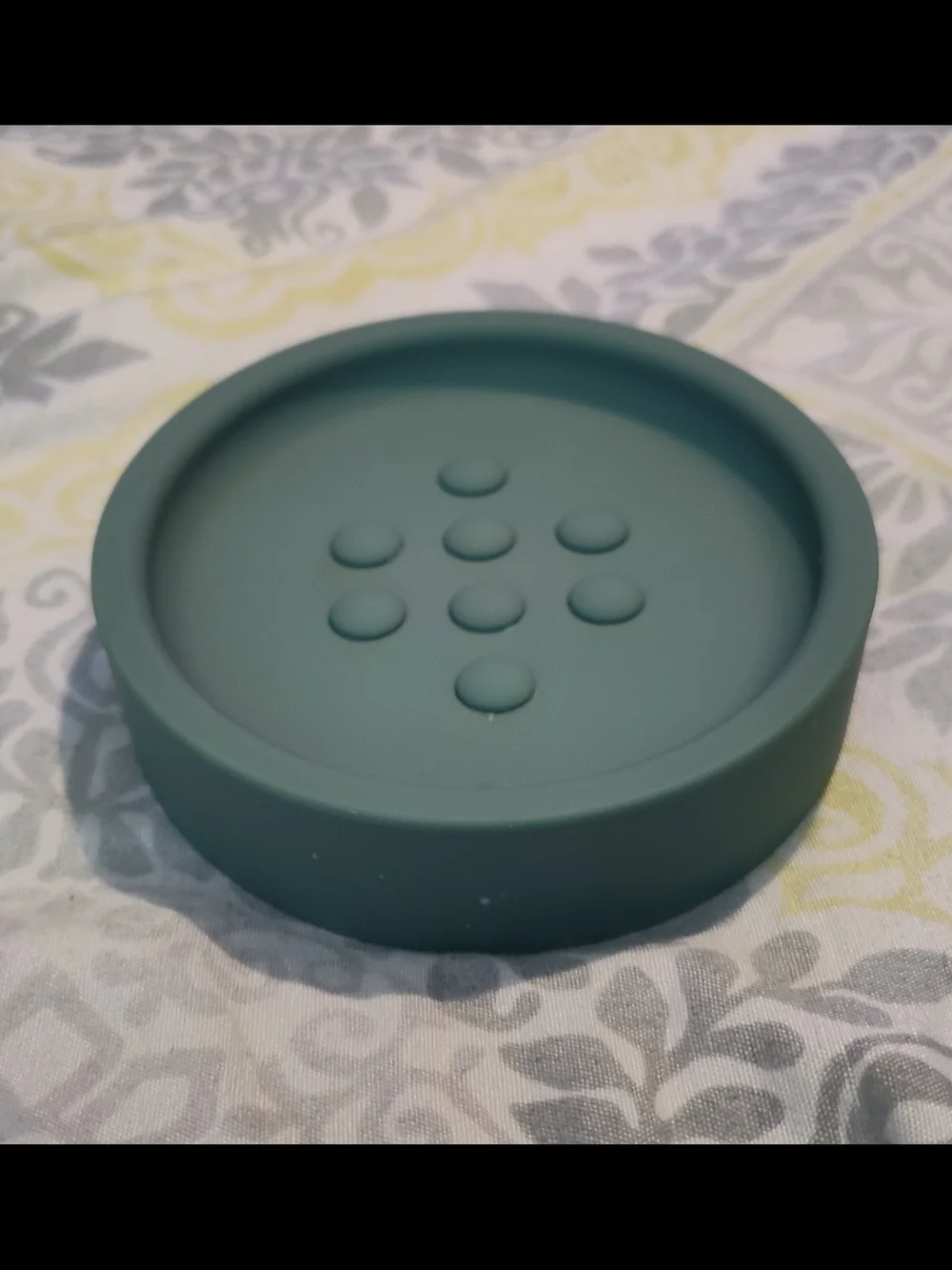Matte Sage Green 3-Piece Bathroom Set - Soap Dish, Tumbler & Pump
